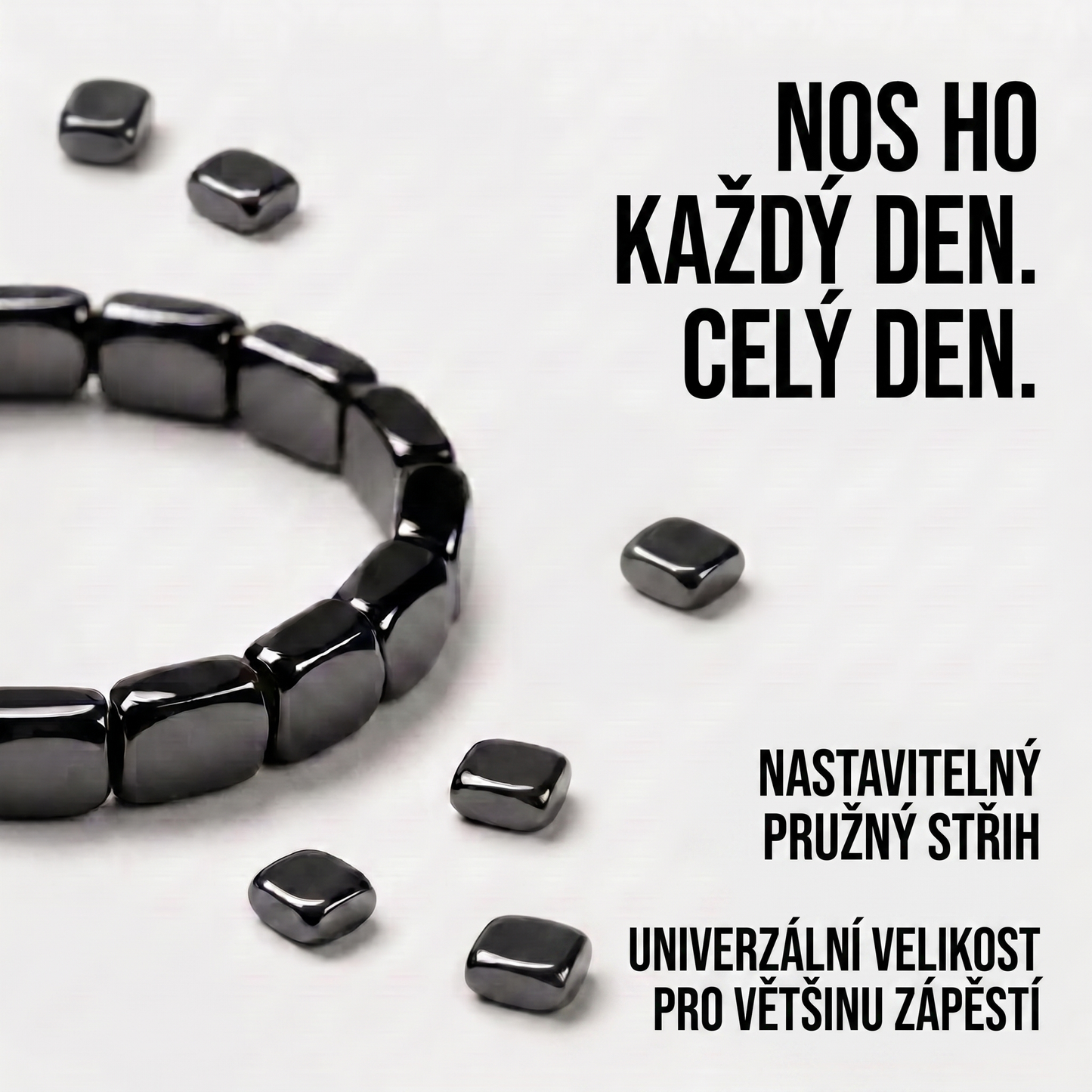 Hematitový náramek Lumo – noste ho každý den